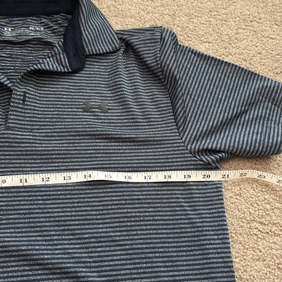 Under Armour Blue and Gray Polo Shirt Casual Style size medium - Picture 3 of 6